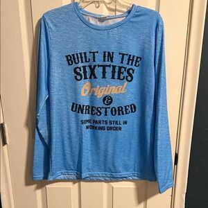 🌵Blue Tie-Dye Long Sleeve Shirt